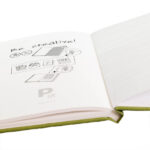 NoteBook Textile A5, spine 80-4-WBBMPNTE
